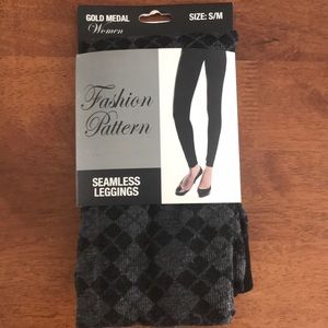 Gold Medal fashion pattern seamless leggings
